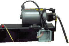 The 2.8 gallon per minute pump with a 3.2 hp motor and a 2.4 gallon reservoir are shown above.
