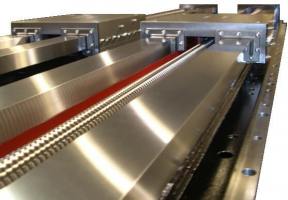 Low Profile 168" length, 18" wide Hardened Way Slides with precision ballscrew for field machining