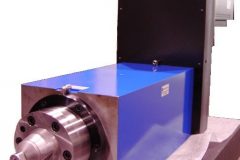 Block Spindle with recirculating coolant to the spindle nose for friction stir welding.