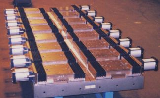12" Wide Ball Way Slides Pneumatic Cylinder Drive with Nickel Plating