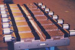 12" Wide Ball Way Slides Pneumatic Cylinder Drive with Nickel Plating