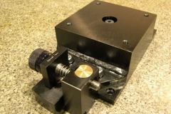 Precision Rotary Stage Special 3 Degree Swivel/Black Oxide. Leadscrew & Bronze Nut