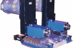 Block Spindles with #40 NMTB Nose on Hardened Way Slides Air Purge with Labyrinth Seals