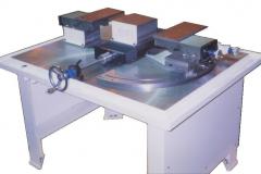 Special and Standard Slides on Table with Coolant Trough Special Swivel and Extended Leadscrew with Hand Crank