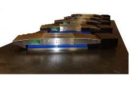 Five HHW7 Hardened Way Slides with Telescoping Metal Way Covers: Right Side