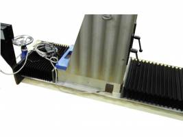 Linear Scale and Reader Head on X-Y Dovetail Slide Assembly