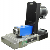 MB40 Spindle with 3 HP Motor Mounted on an LBW12 Low Profile Ball Way Slide - View 1