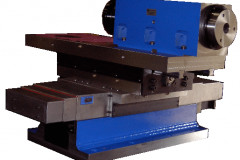 MB65 Spindle Mounted on an LRW12 Low Profile Roller Way Slide Mounted on an HRWF12 Flanged High Profile Roller Way Slide with Covers On