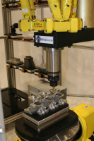 F-200iB Robot showing a tool-path.